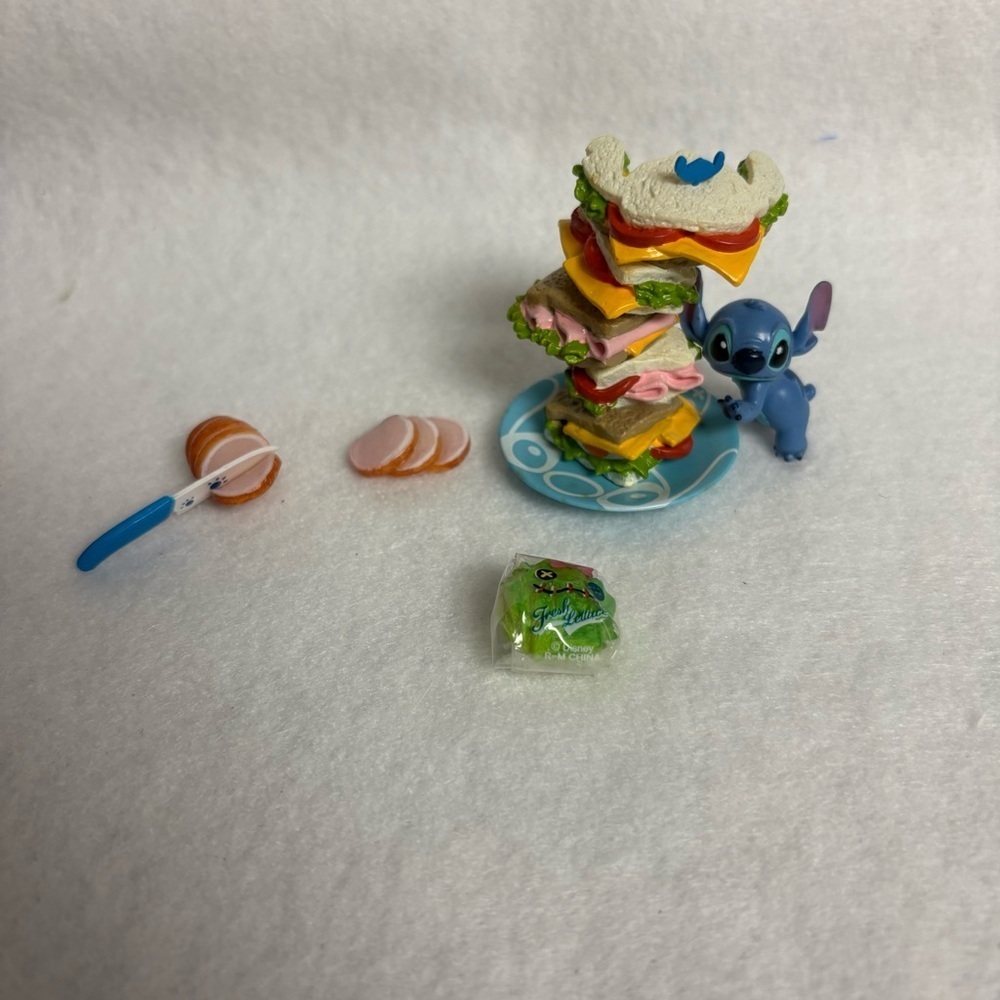 STITCH REMENT Crazy Cooking Set #3 Disney Japan Miniatures